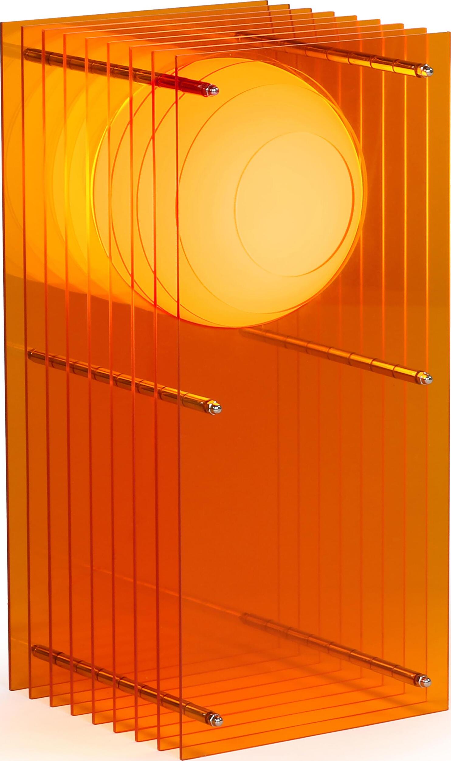 Lampa Lop Rectangle S pomarańczowa
