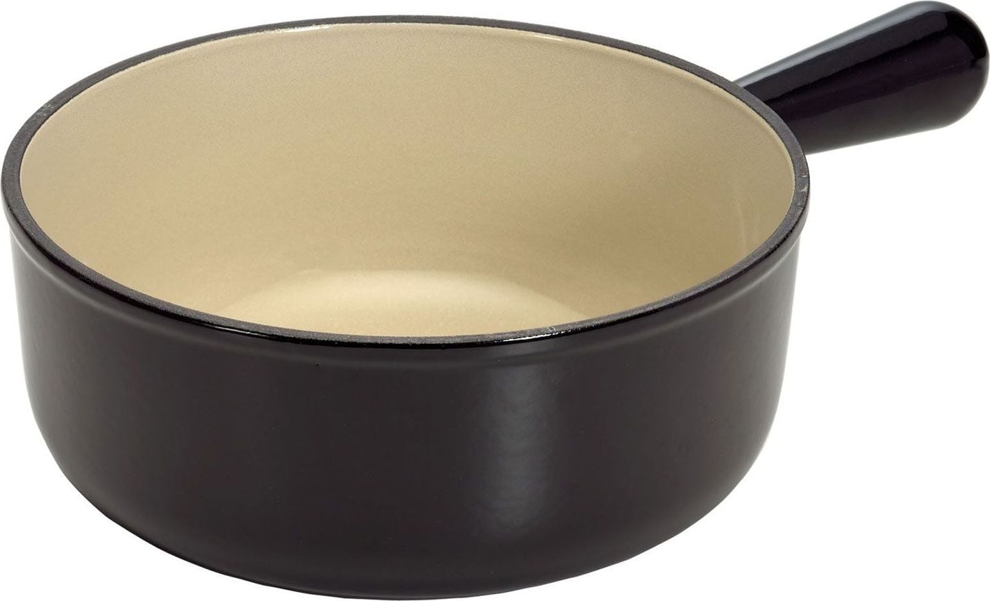 Rondelek do fondue Fondue Caquelon Tradition Collection 18 cm czarny