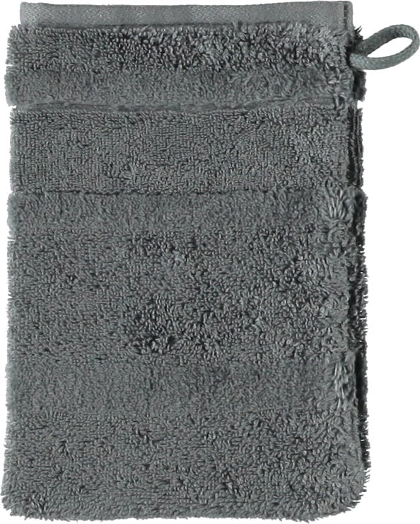 Rękawica kąpielowa Noblesse II gładka 16 x 22 cm antracytowa
