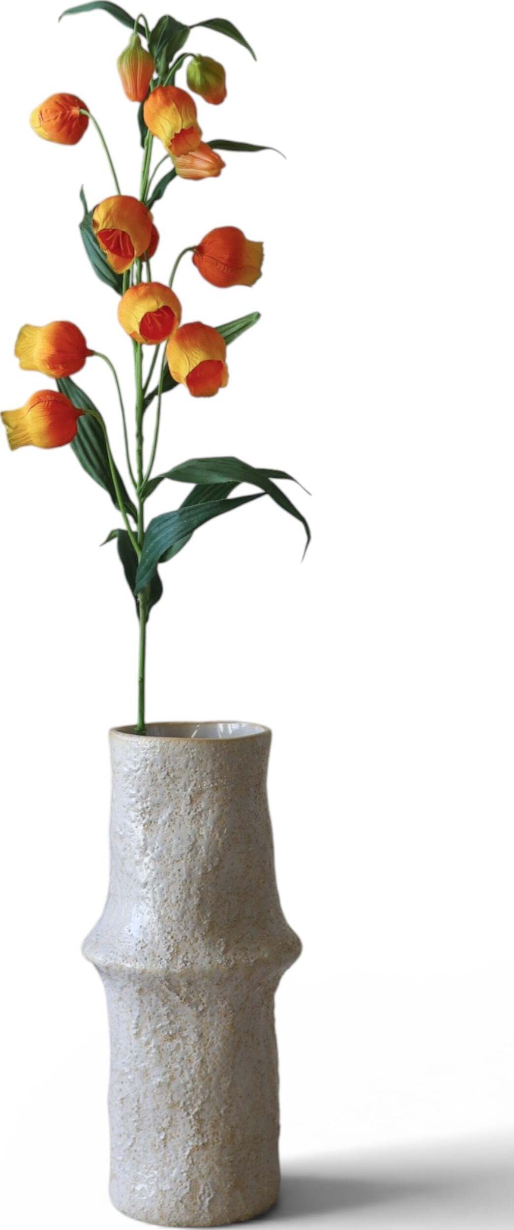 Kwiat sztuczny Botane miechunka 95 cm pomarańczowa