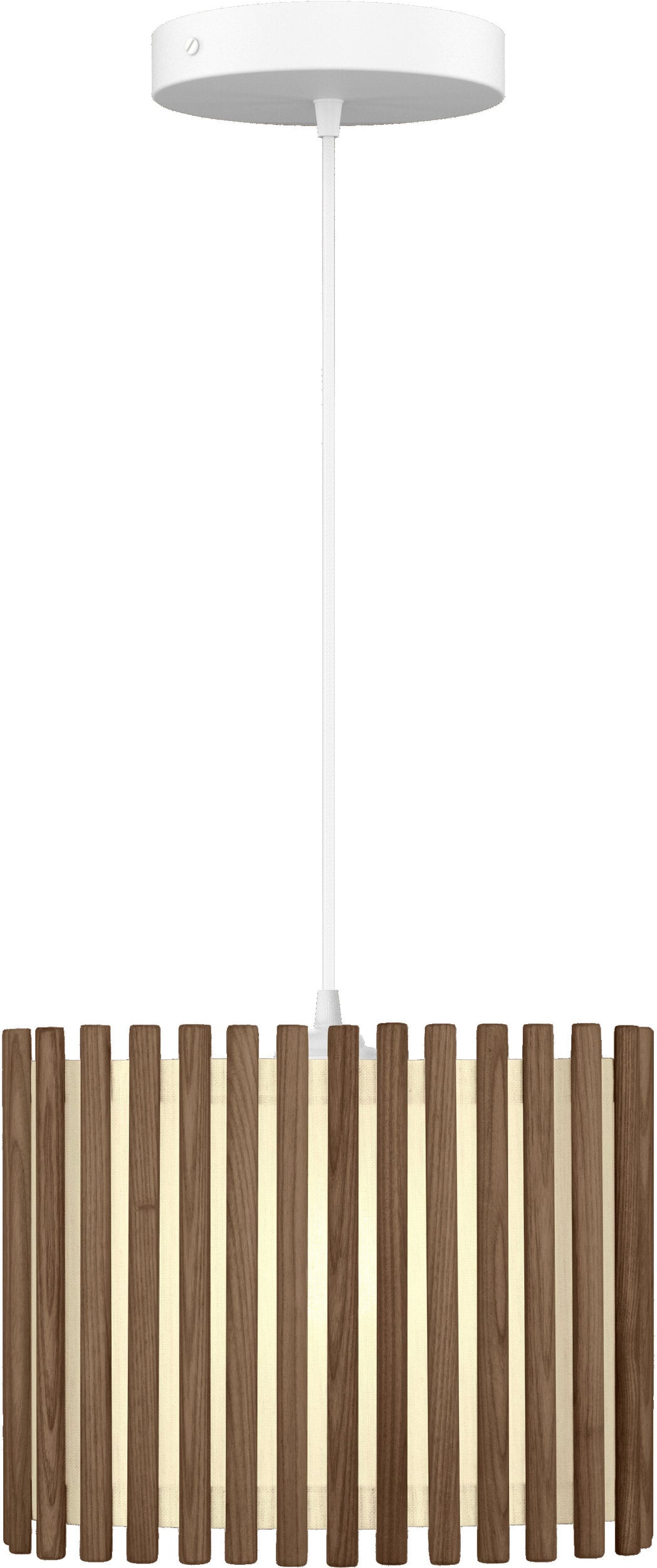 Lampa wisząca Komorebi kwadratowa 27 5 cm naturalny dąb z czarną rozetą