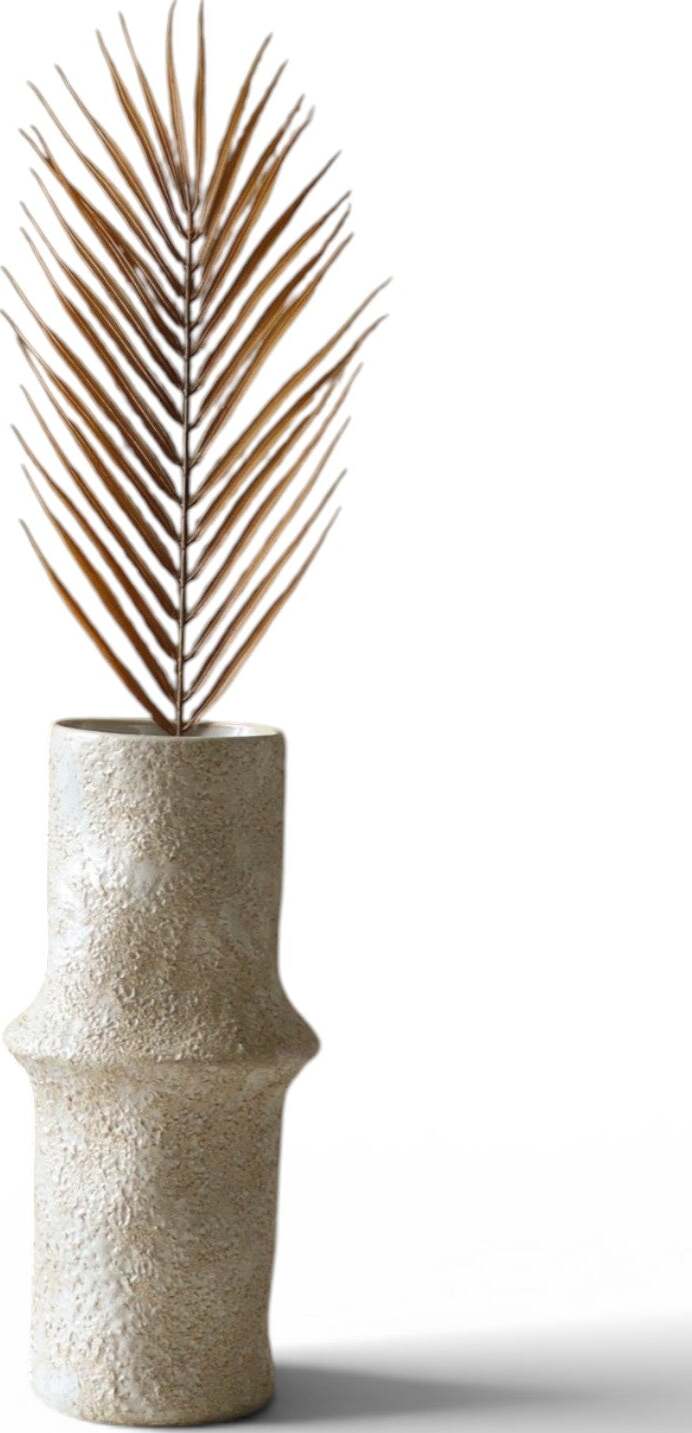 Gałązka sztuczna Botane liść palmy 67 cm brązowy