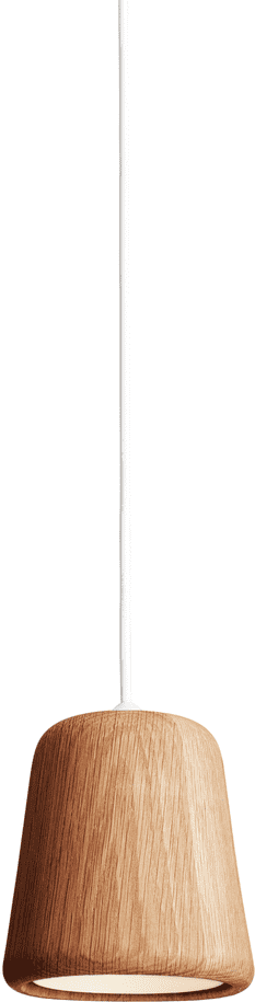 Lampa wisząca Material 13 cm naturalny dąb