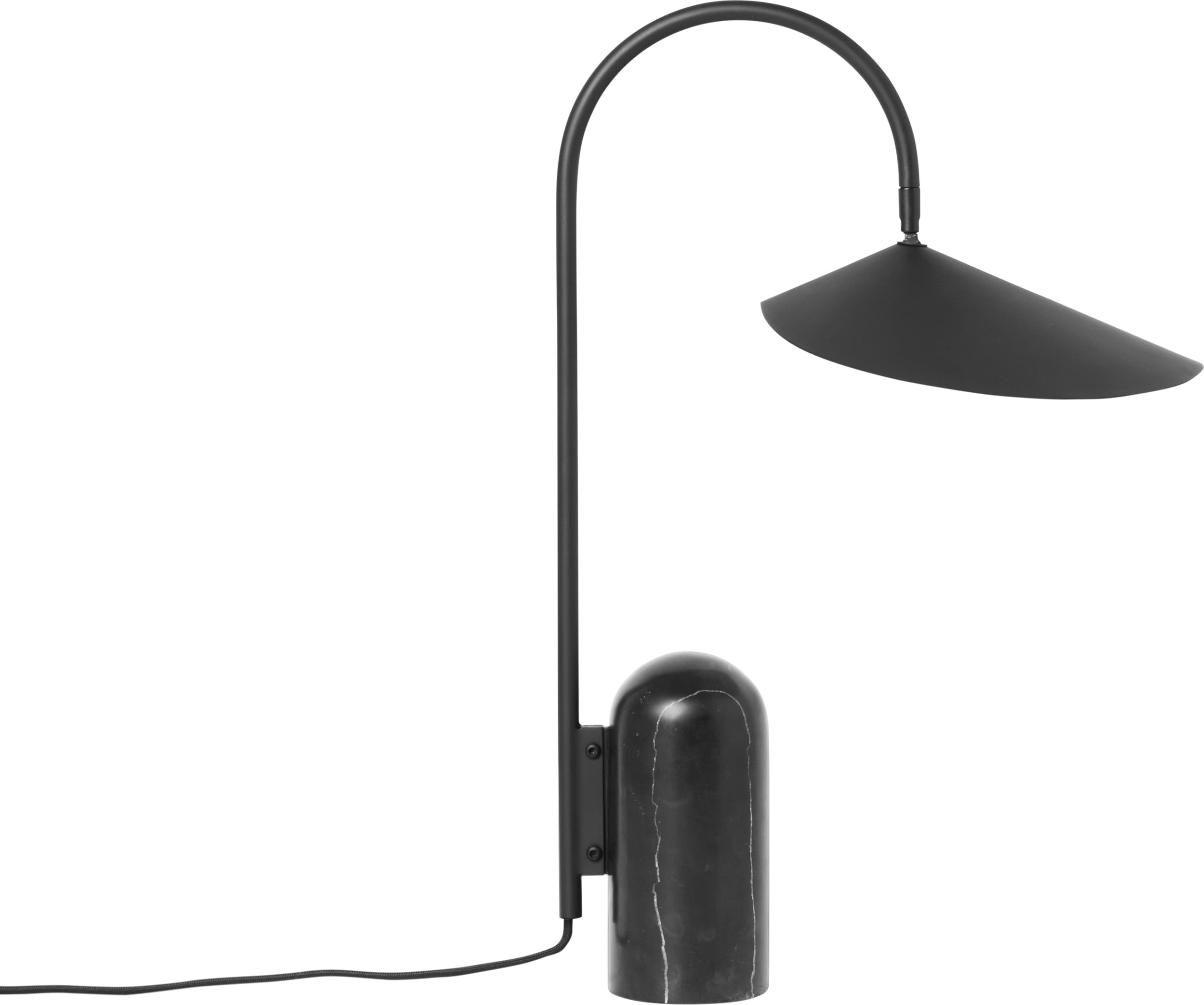 Lampa stołowa Arum czarna