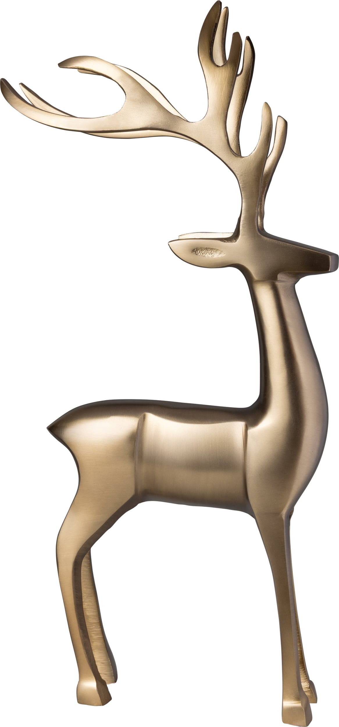 Figurka dekoracyjna Christmas Chic renifer 44 cm złoty