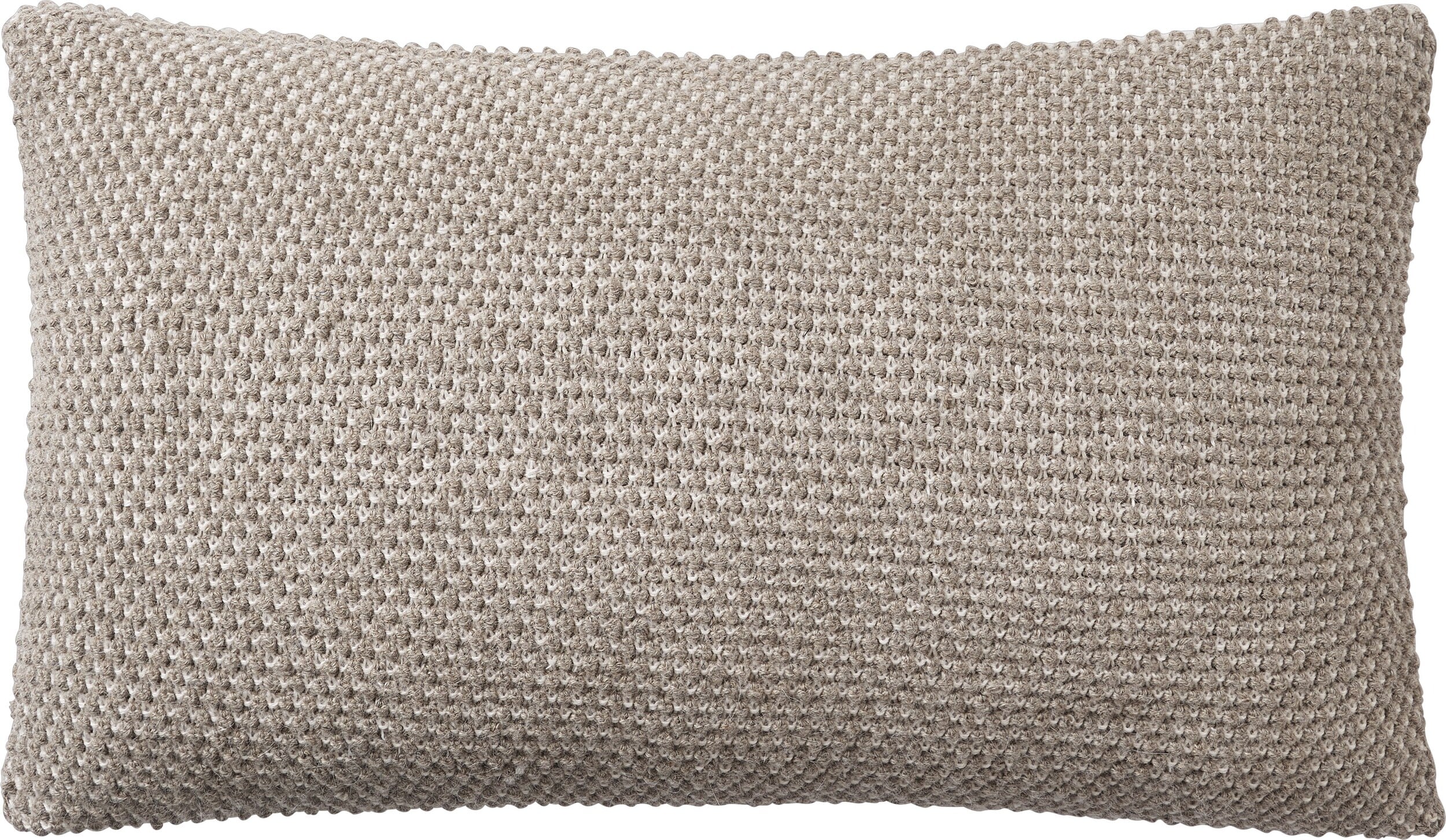 Poduszka dekoracyjna Twine 50 x 80 cm szarobeżowa