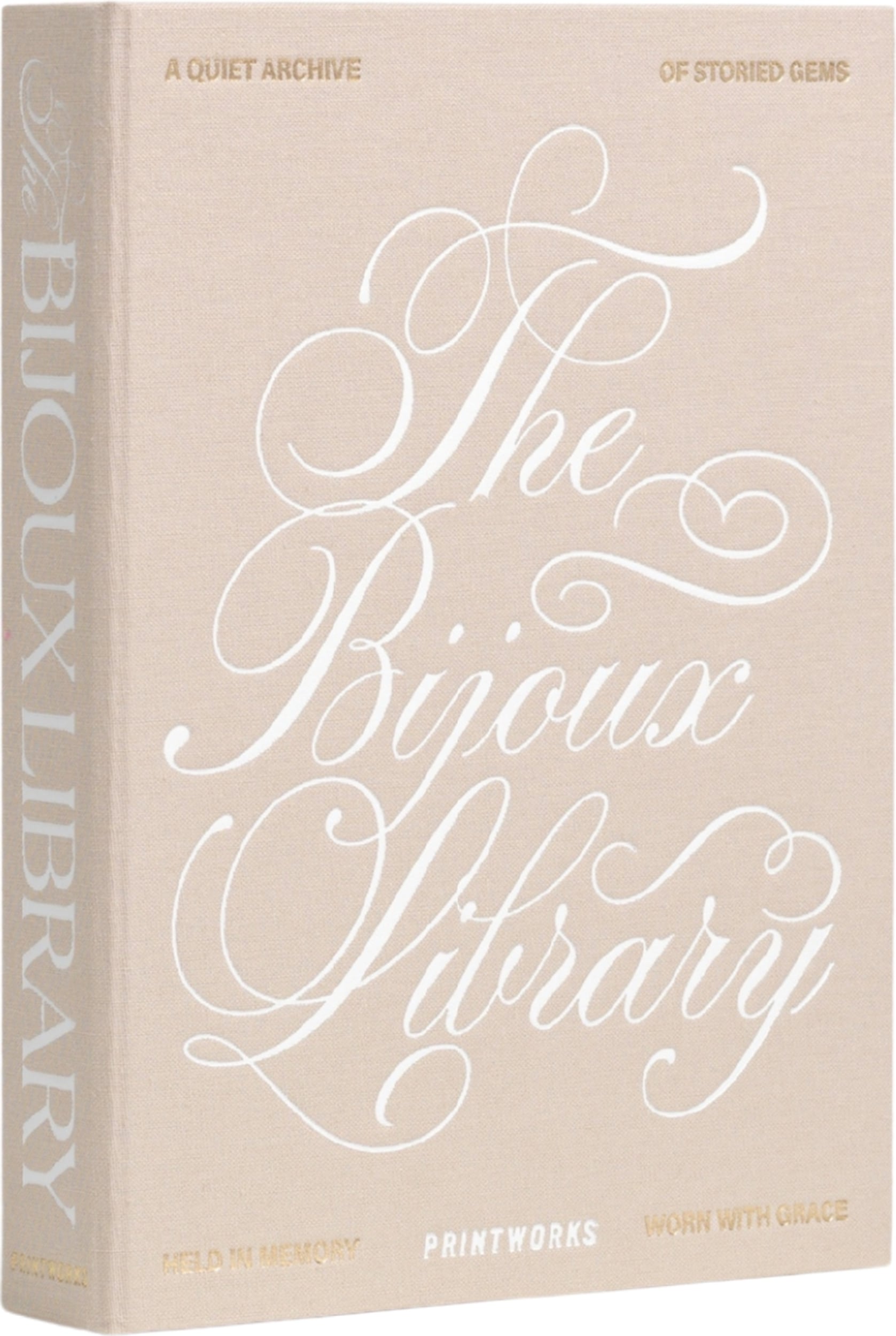 Pudełko na biżuterię The Bijoux Library M beżowe