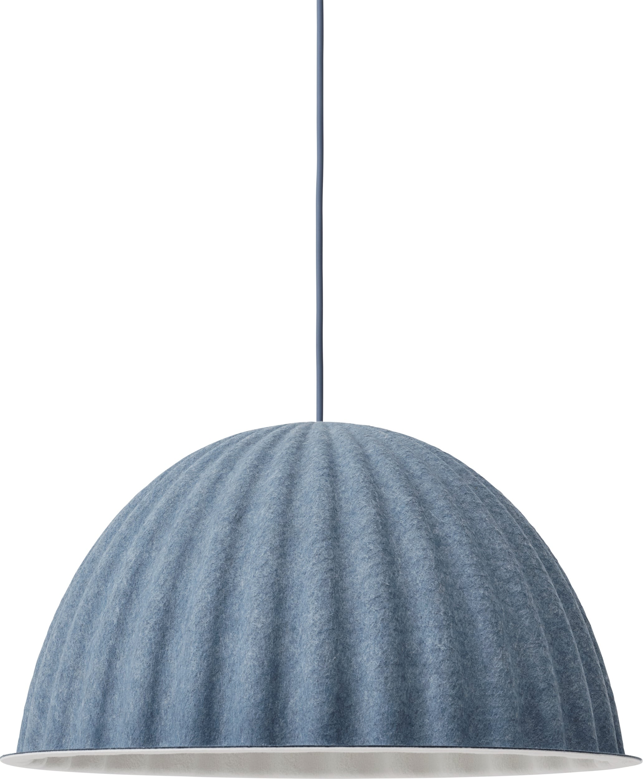 Lampa wisząca Under The Bell 55 cm niebieska