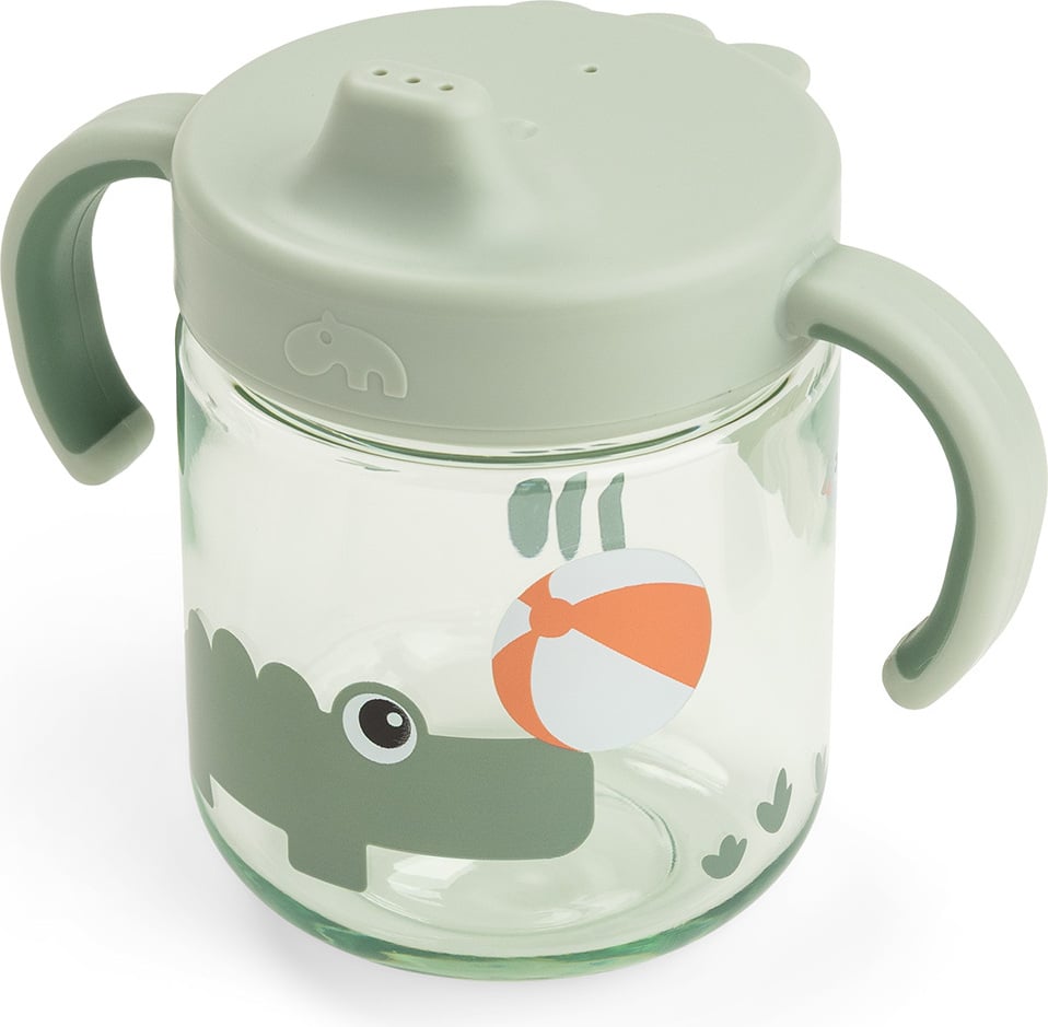 Kubek dziecięcy z uchwytami Playground 260 ml zielony