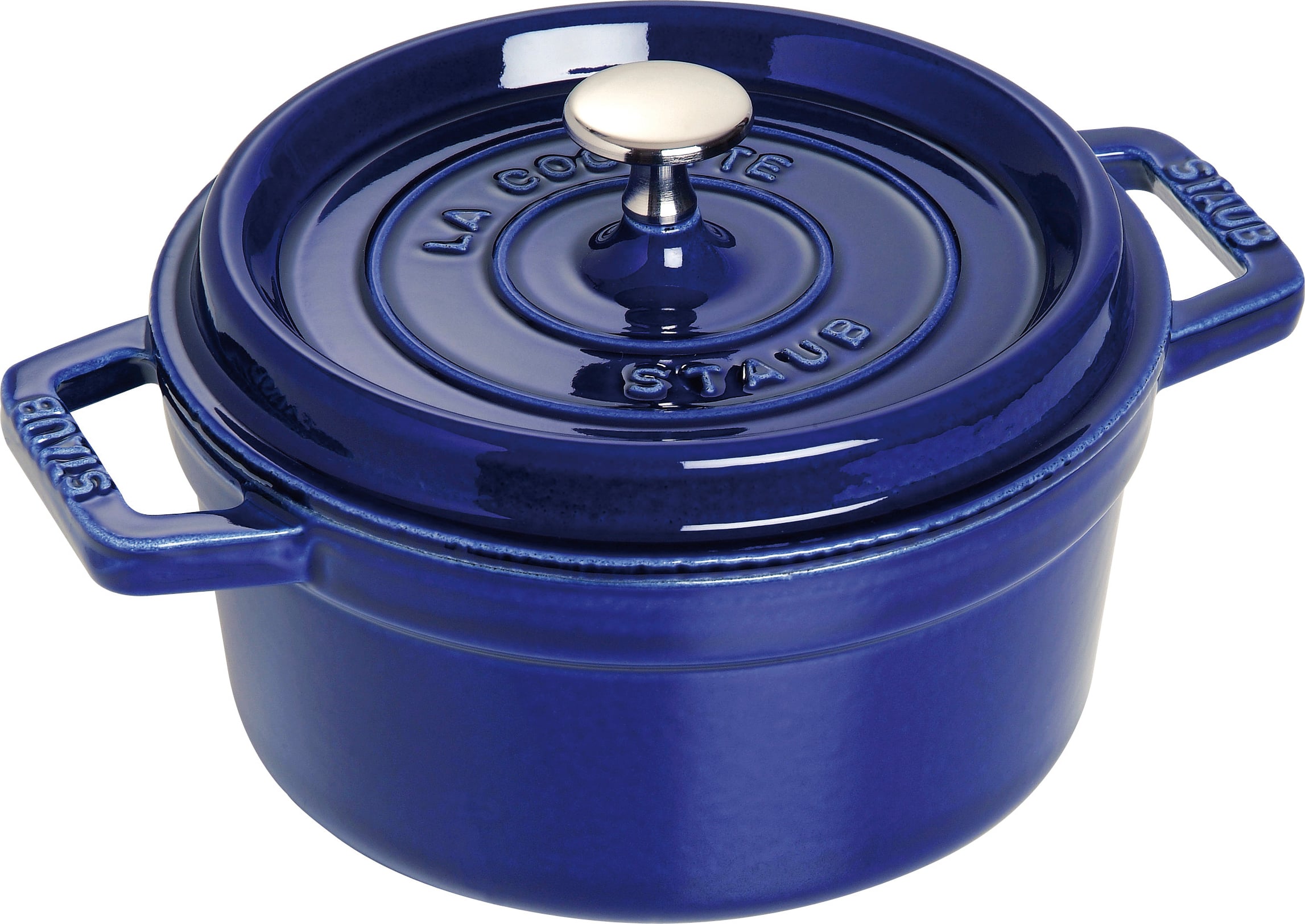 Garnek La Cocotte 5 2 l niebieski żeliwny