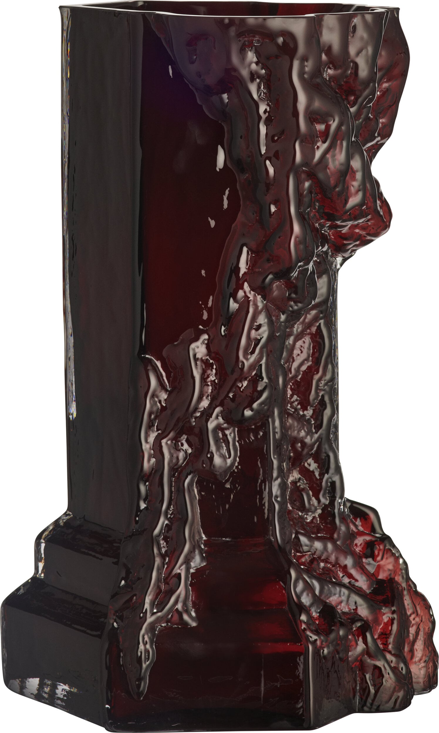Wazon Rocky Baroque 35 cm wiśniowy