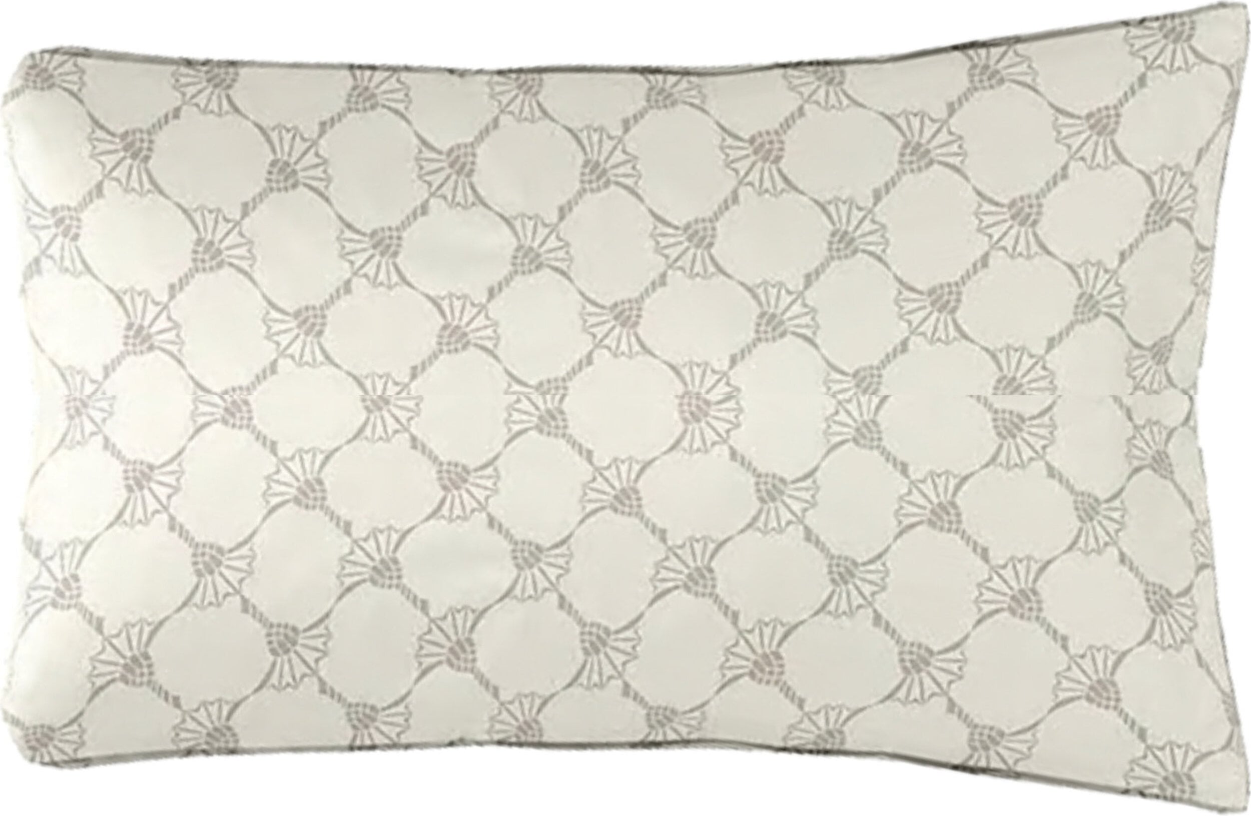 Poszewka na poduszkę Soft Cornflower 40 x 80 cm kremowa z bawełny flanelowej