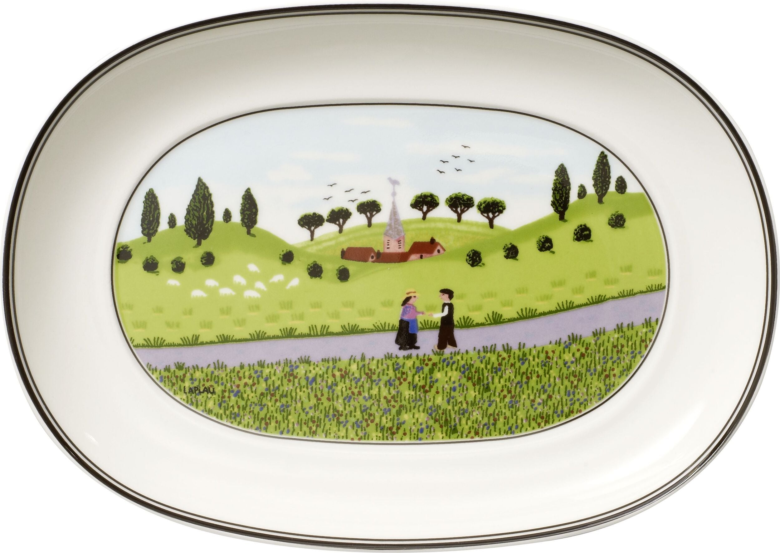 Talerz na przekąski Design Naif 20 cm