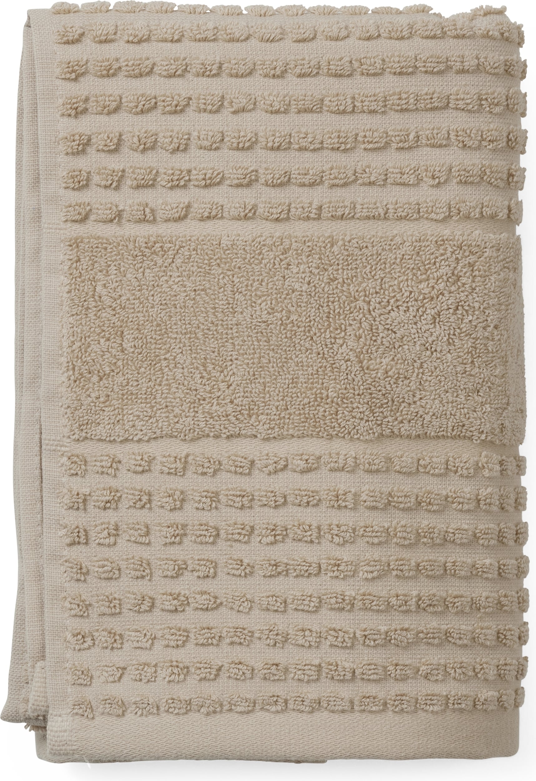 Ręcznik Juna Check 50 x 100 cm piaskowy