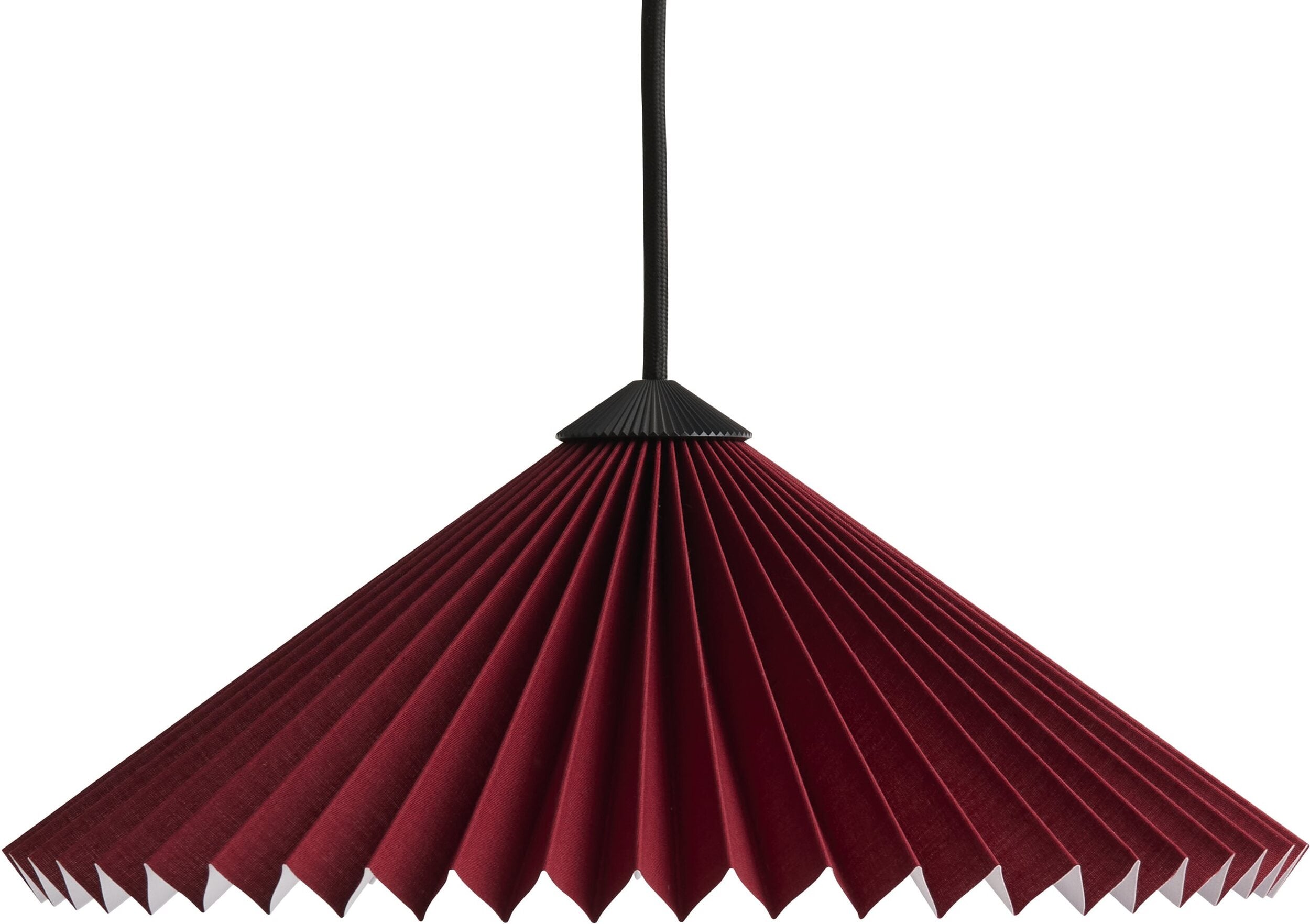 Lampa wisząca Matin 30 cm bordowa
