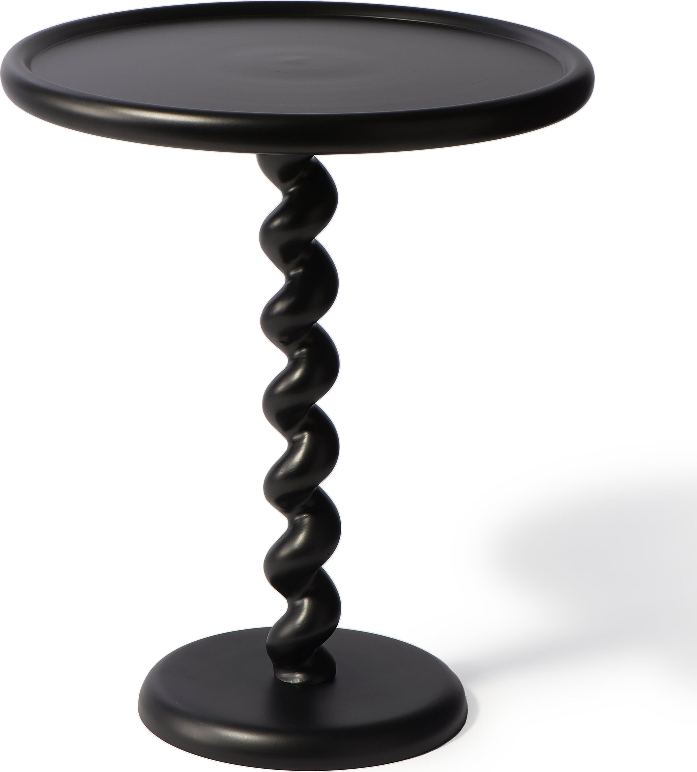 Stolik boczny Twister 56 cm czarny