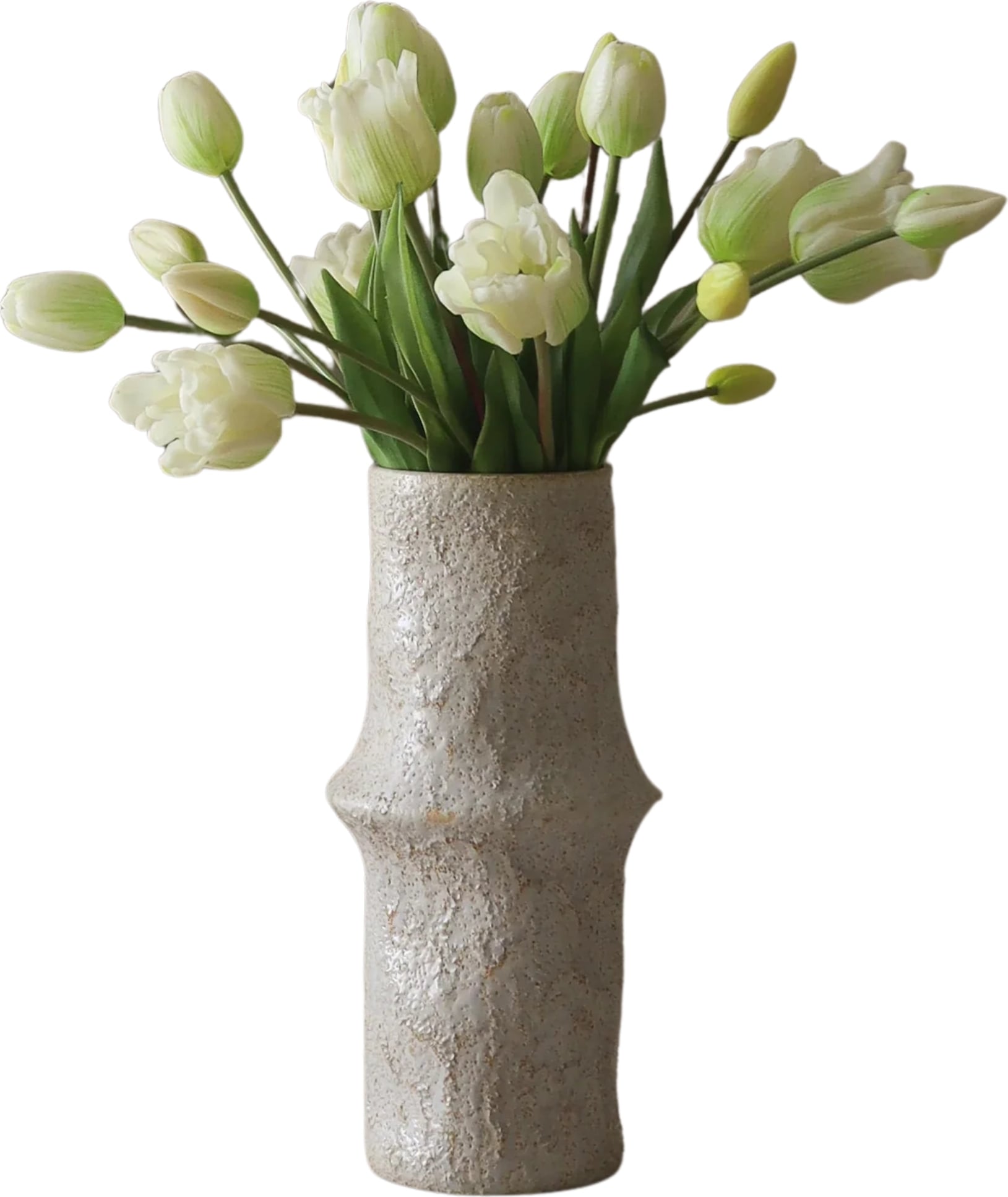 Kwiaty sztuczne bukiet Botane tulipany XL białe