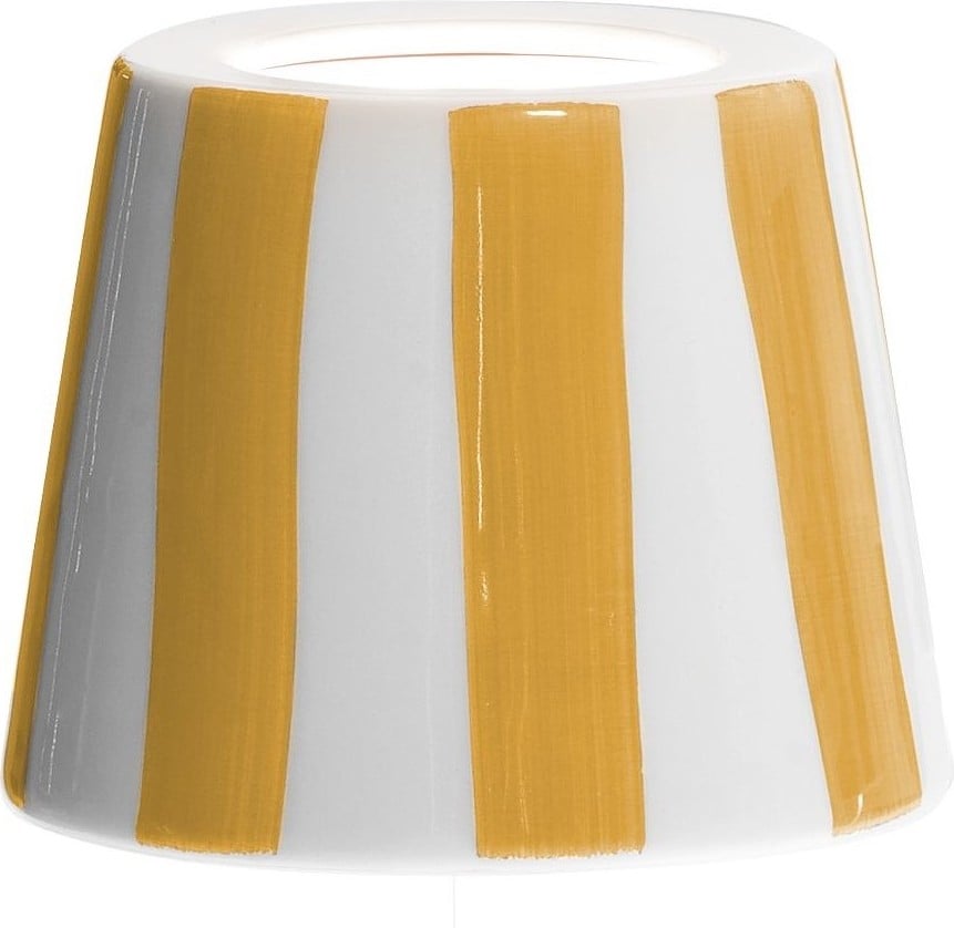 Abażur do lampy Poldina żółty ceramiczny