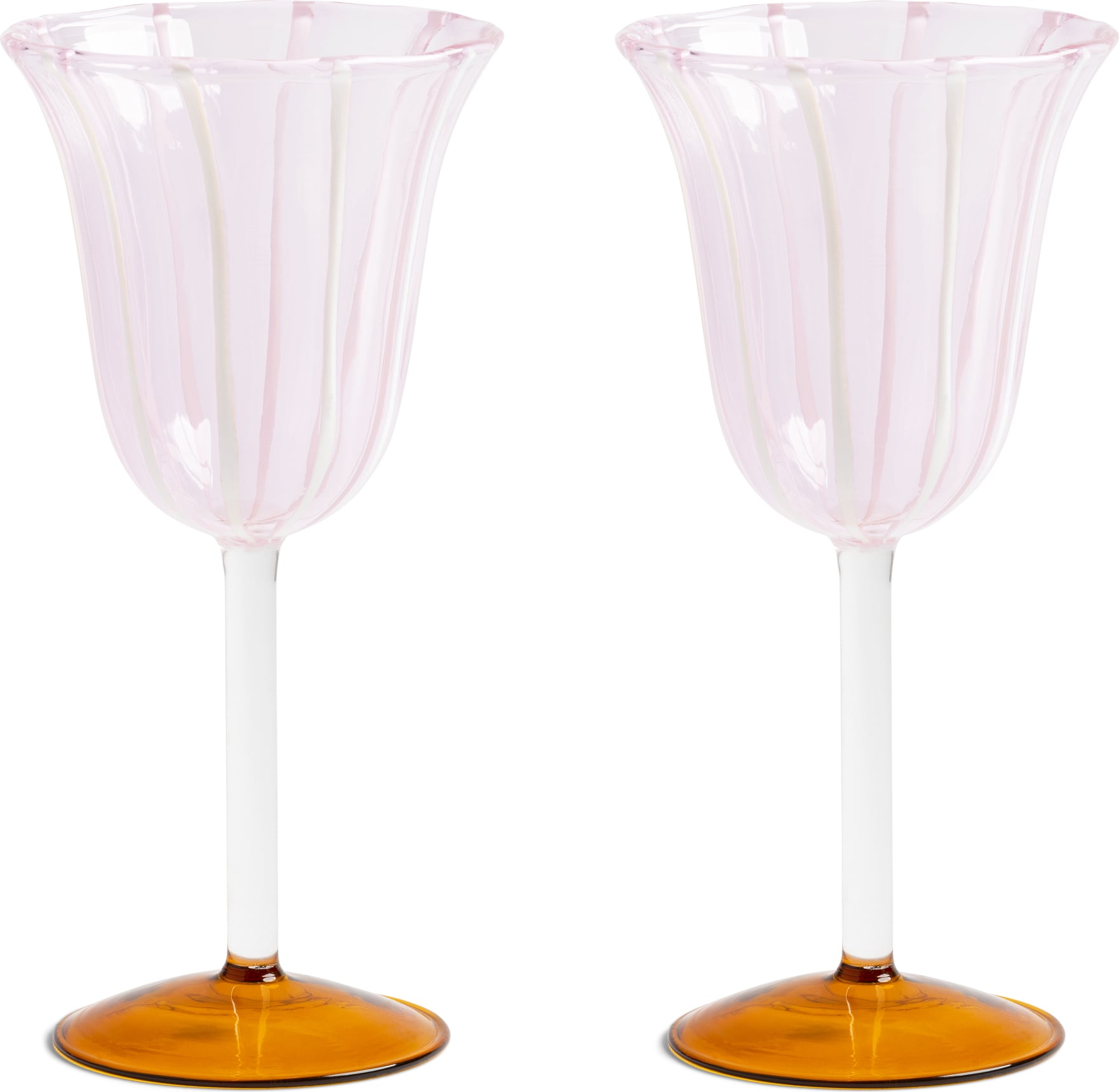 Kieliszki do wina Eve 180 ml różowe 2 szt.