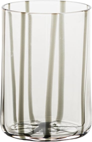 Szklanka Tirache w paski 350 ml szara