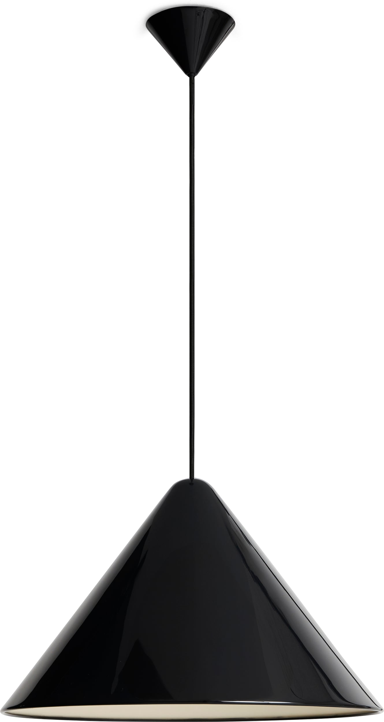 Lampa wisząca Compass 43 cm czarna