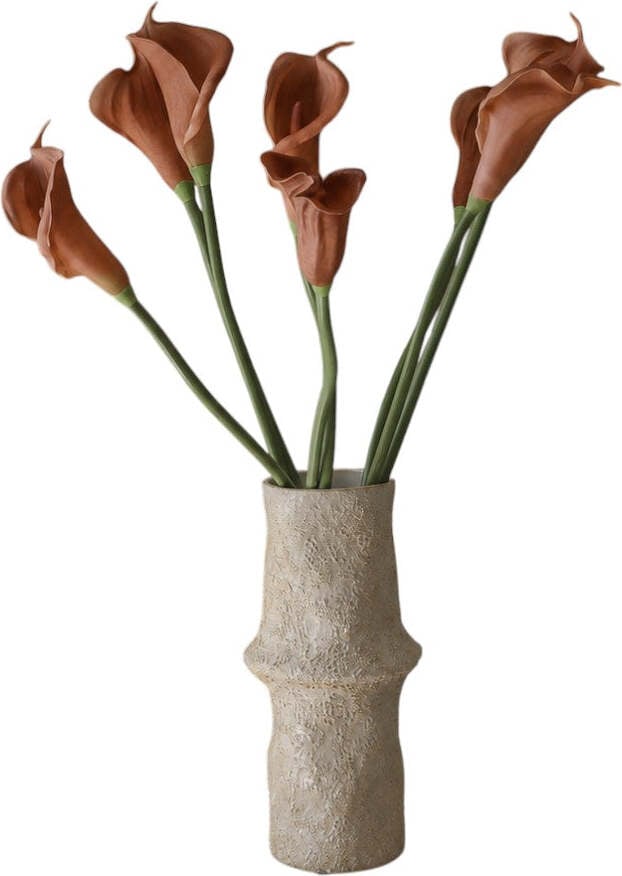 Kwiaty sztuczne bukiet Brown Calla Lily