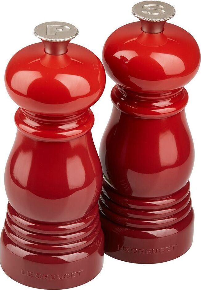 Młynki do soli i pieprzu Le Creuset 11 cm wiśniowe 2 szt.