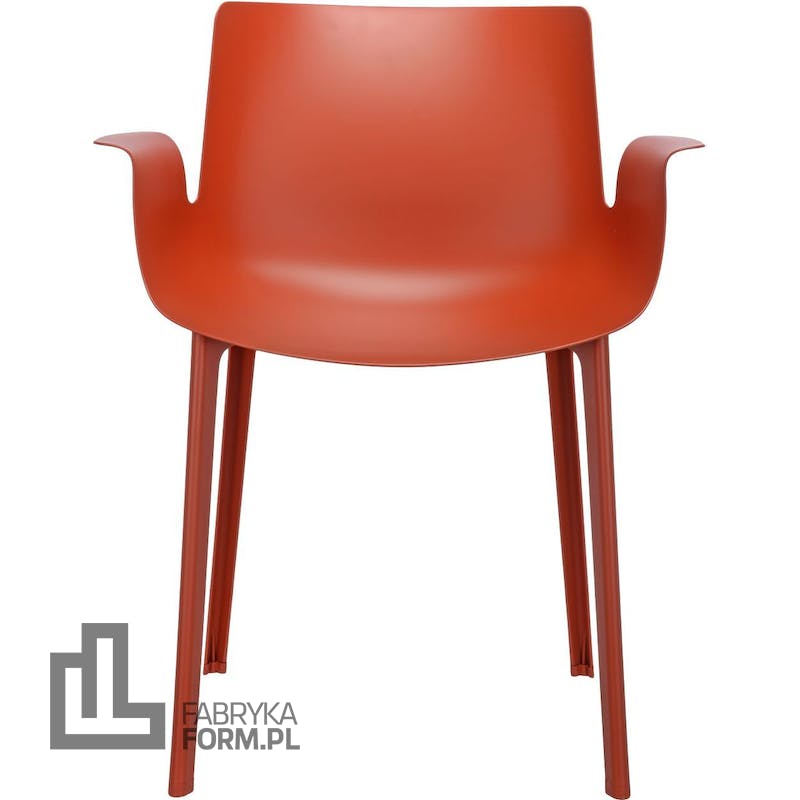 Krzesło Piuma rdzawopomarańczowe