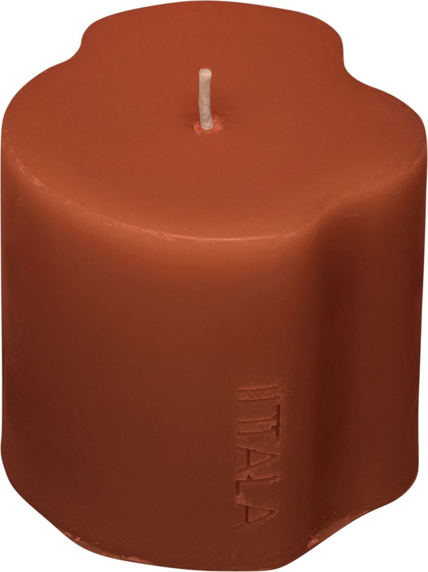 Świeca Aalto 8 cm brązowa