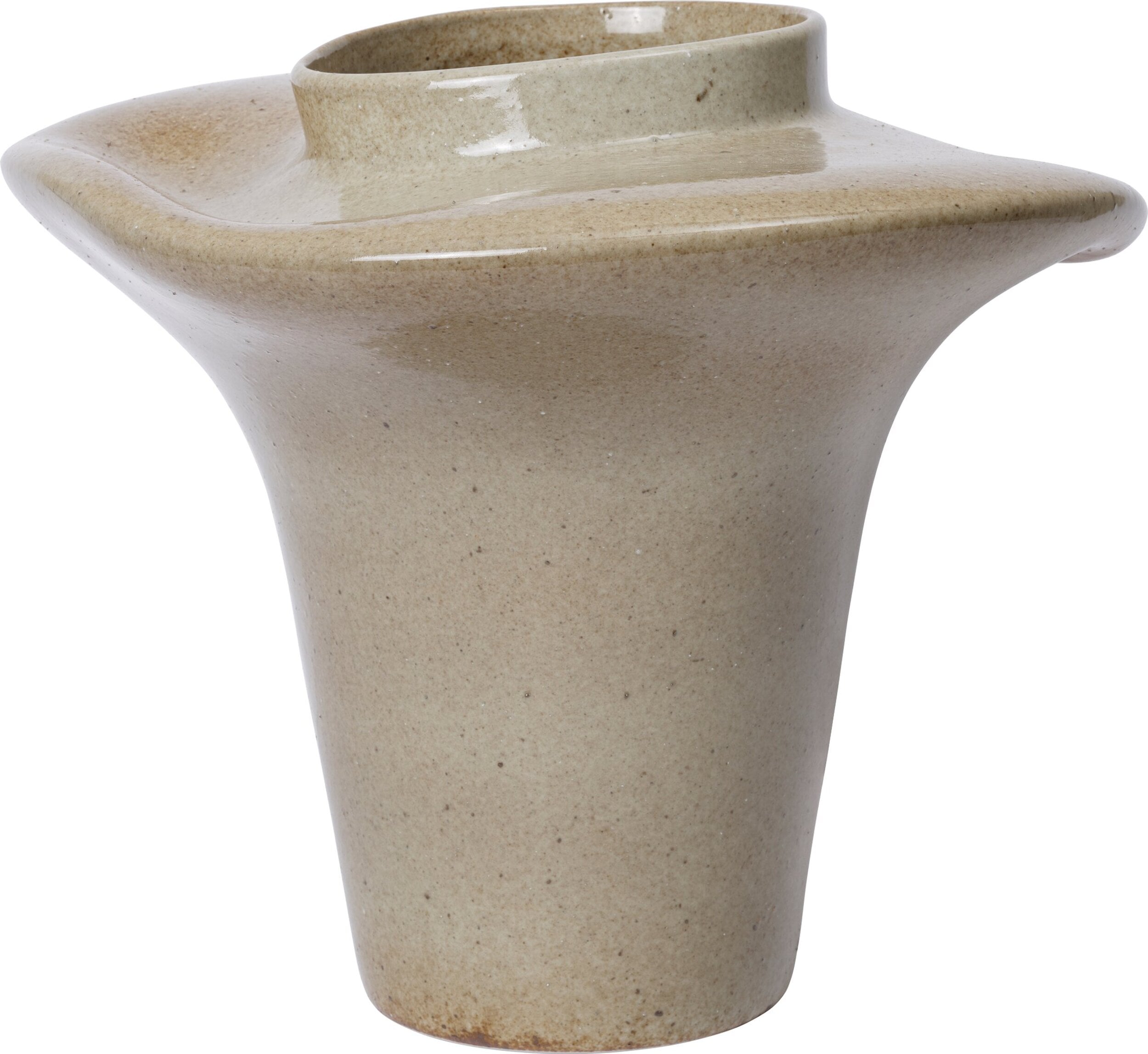 Wazon Evio 35 cm oliwkowy
