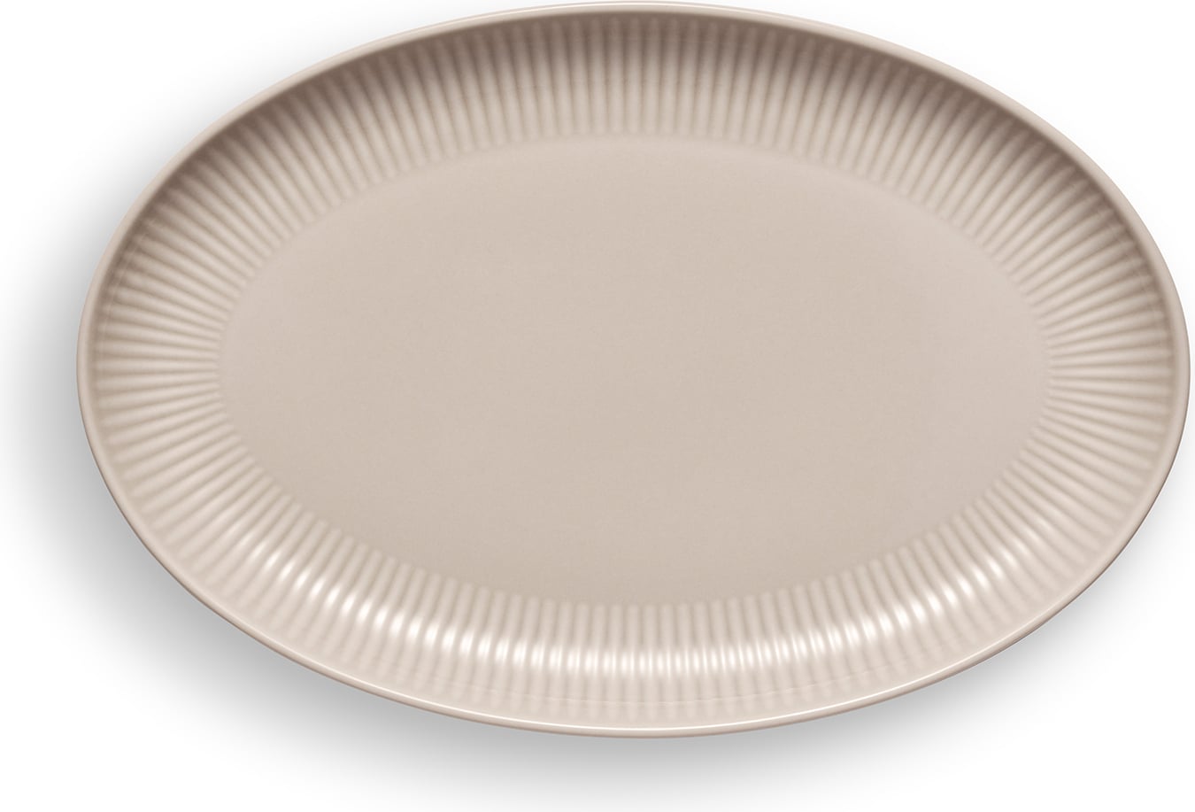 Talerz Legio Nova Palette owalny 24 5 cm beżowy
