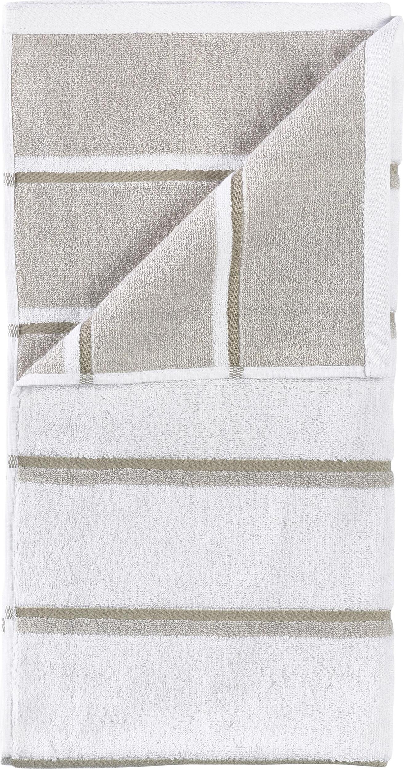 Ręcznik kąpielowy Sauna 50 x 100 cm biało-szary