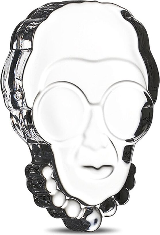Przycisk do papieru Iris Apfel transparentny