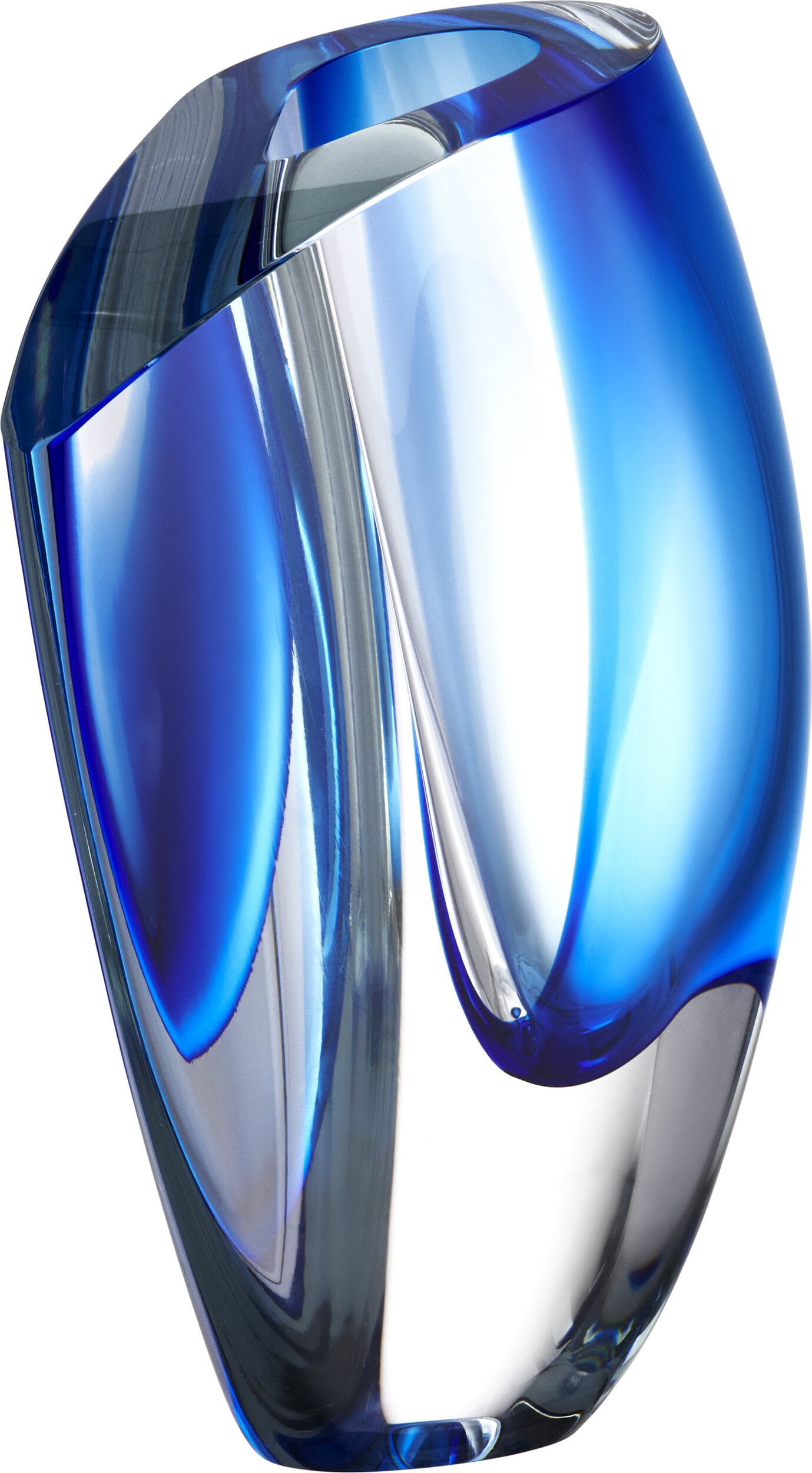 Wazon Mirage 31 cm szaro-niebieski
