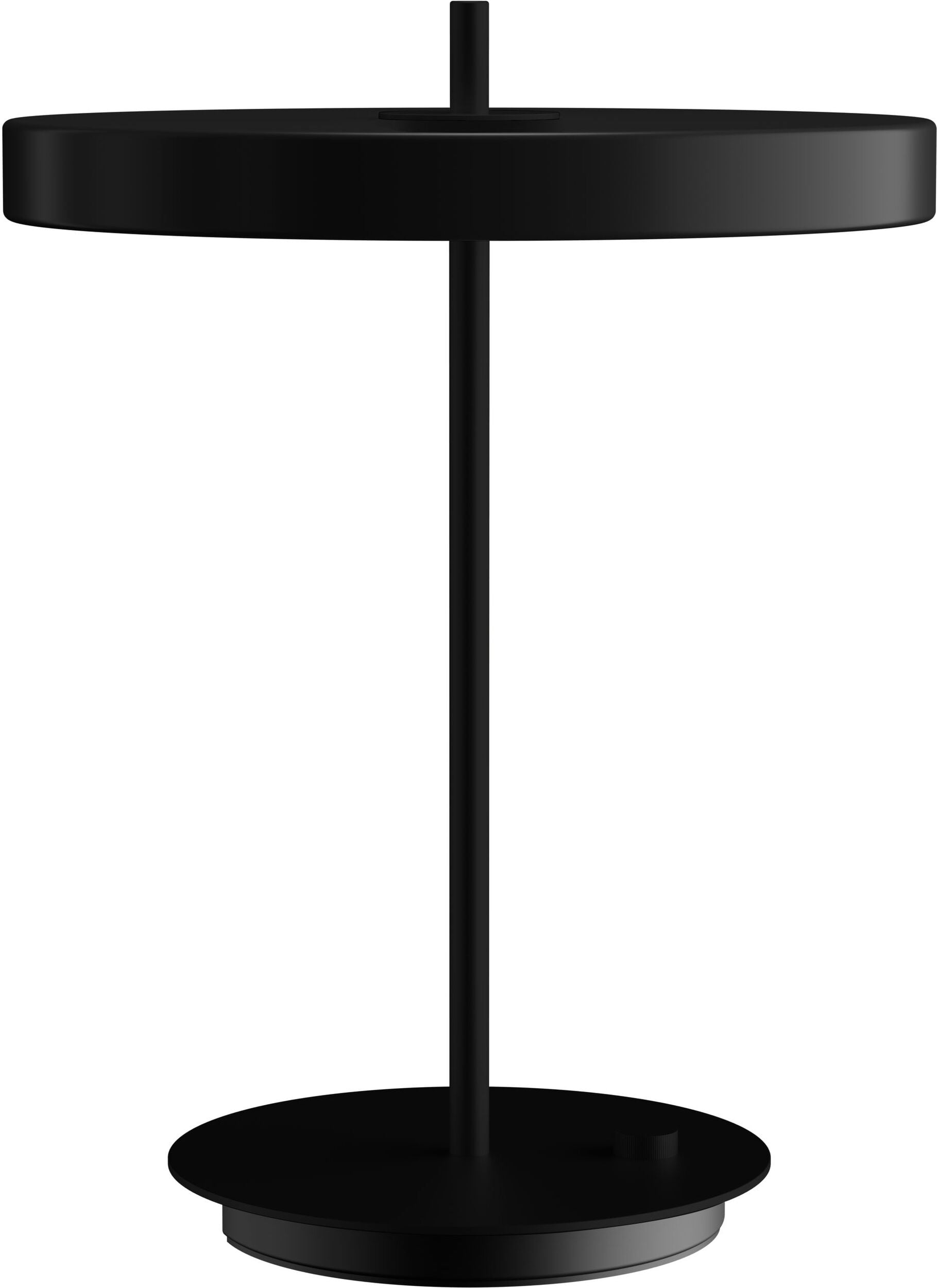 Lampa stołowa Asteria czarna z czarną podstawą