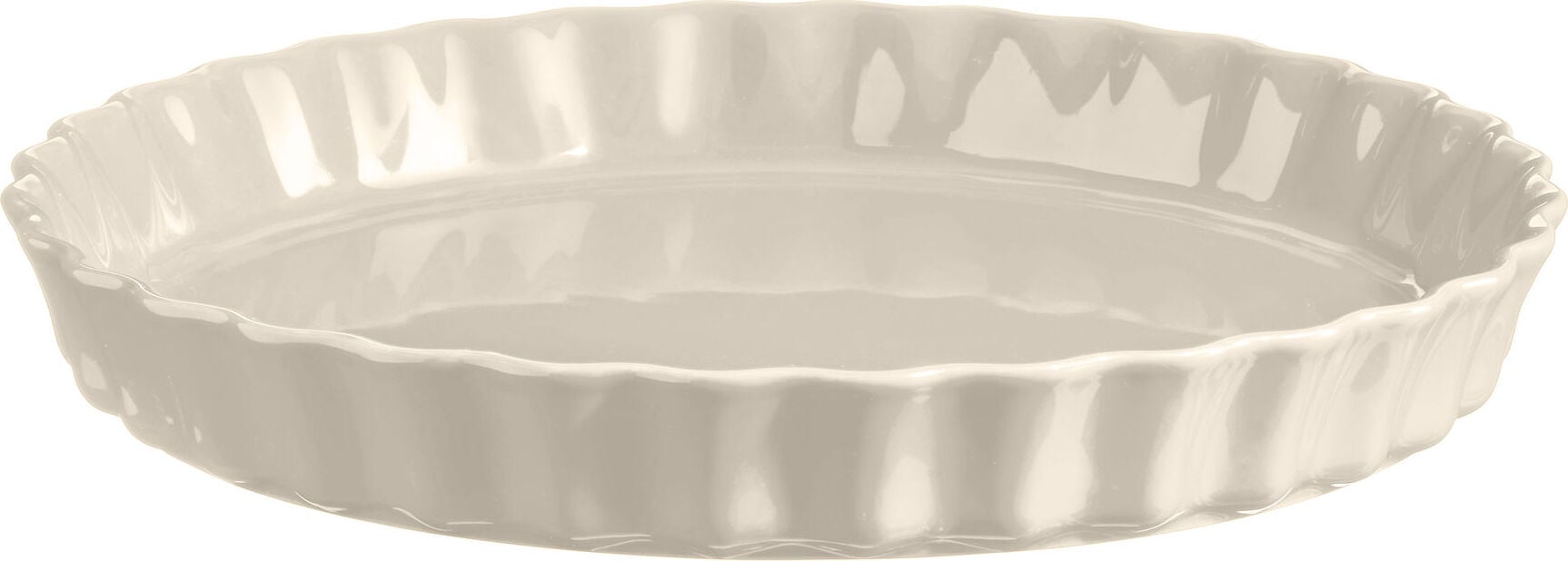 Forma do tarty ceramiczna Emile Henry 28 cm kremowa