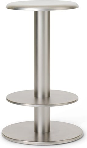 Stołek barowy Coupe 65 cm stal nierdzewna piaskowana