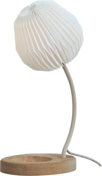 Lampa stołowa The Bouquet 36 cm biała z papierowym kloszem
