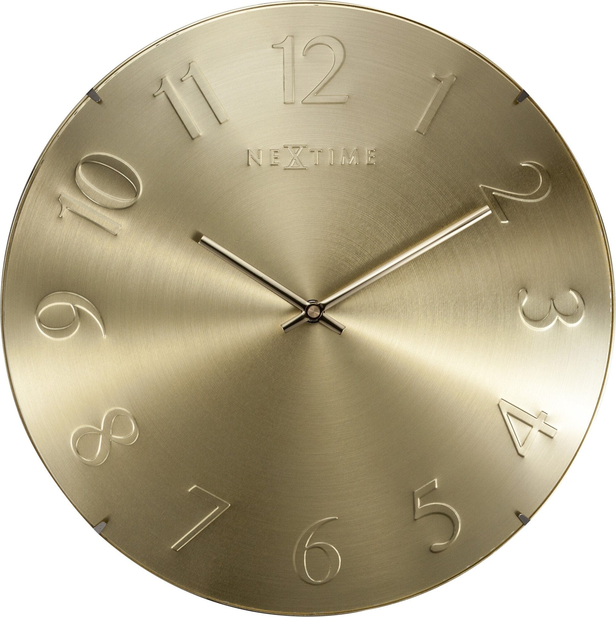 Zegar ścienny Elegant Dome złoty