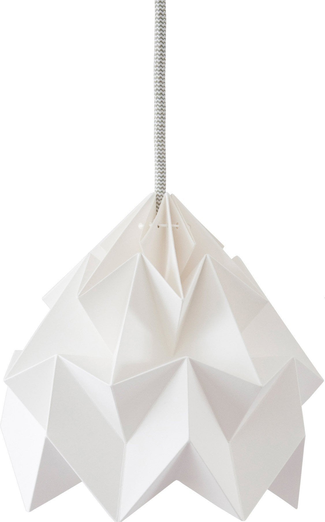 Lampa Moth biała