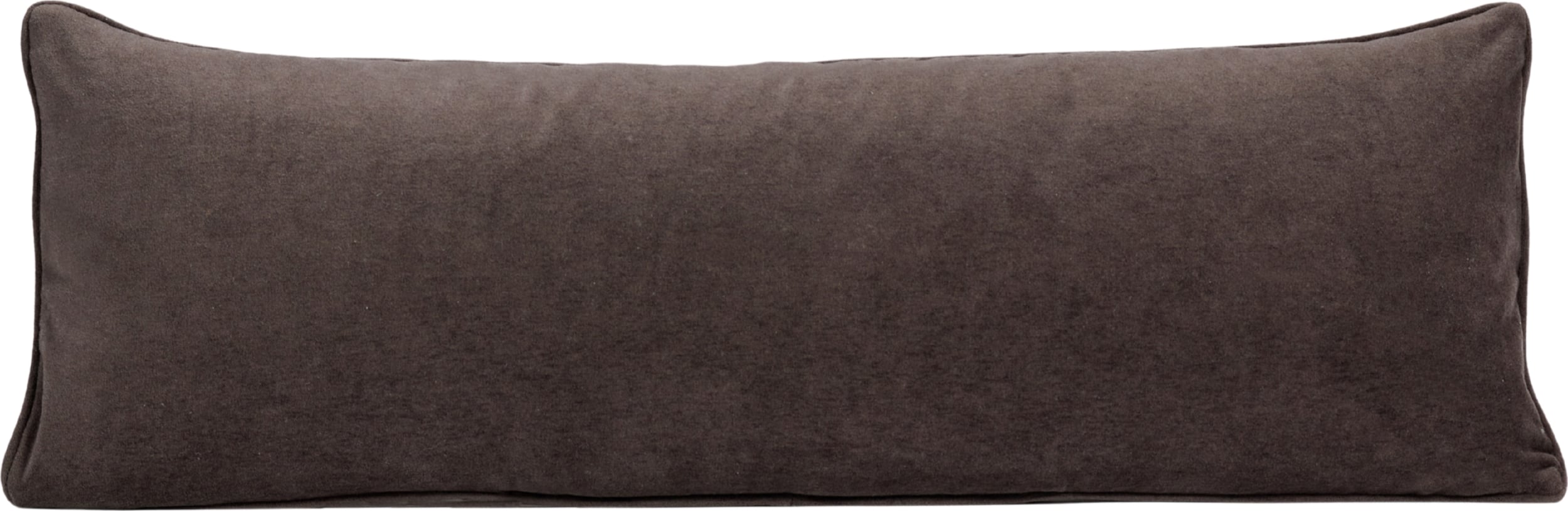 Poduszka na sofę Ono Velvet 40 x 110 cm ciemnobrązowa