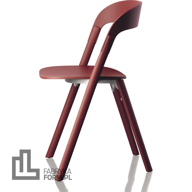 Krzesło Pila czerwone
