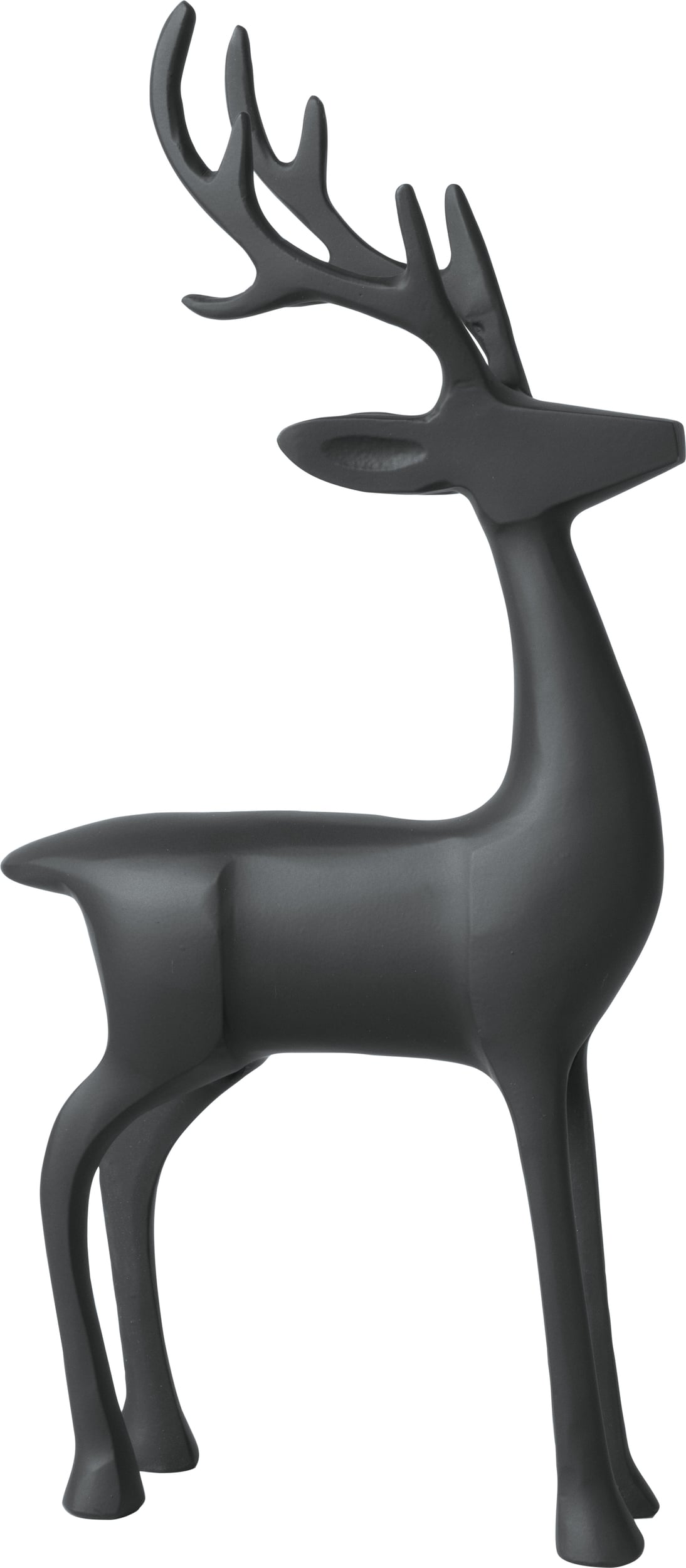 Figurka dekoracyjna Christmas Chic renifer 36 cm czarny