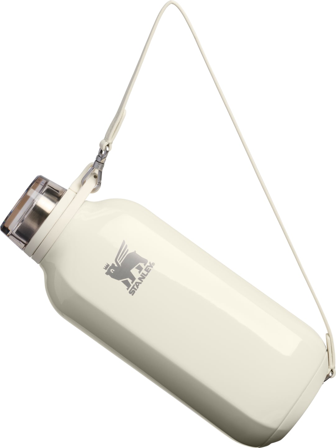 Butelka na wodę z przepinanym uchwytem Clutch Cream Gloss 470 ml