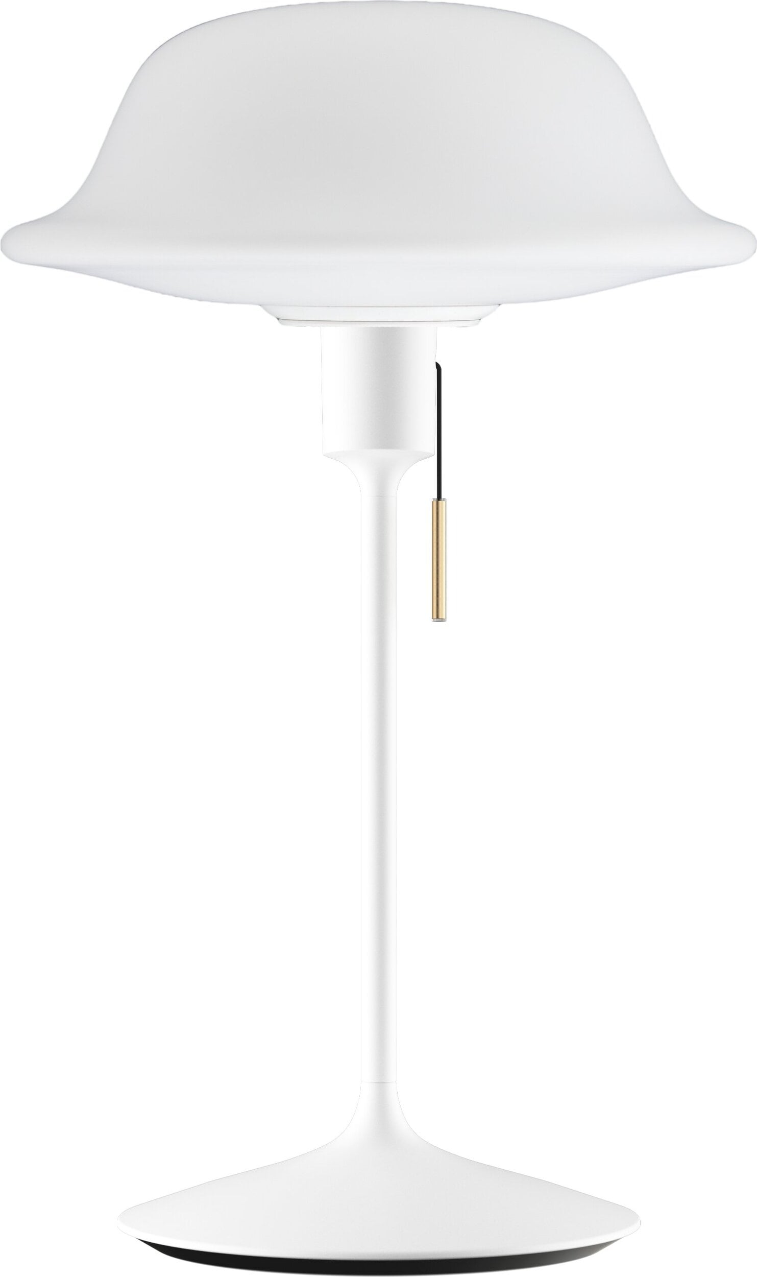 Lampa stołowa Butler 55 cm biała