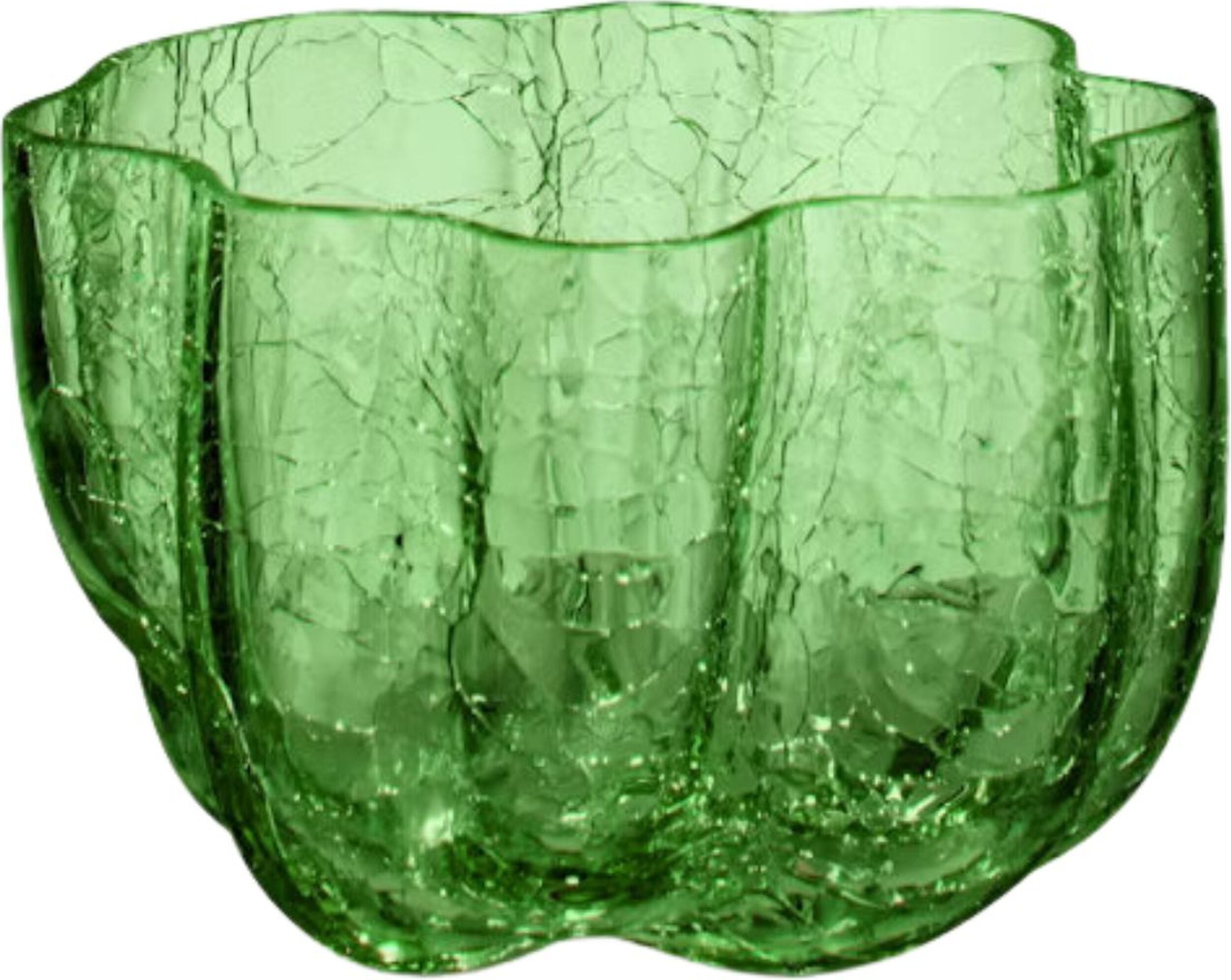 Wazonik Crackle 5 8 cm zielony