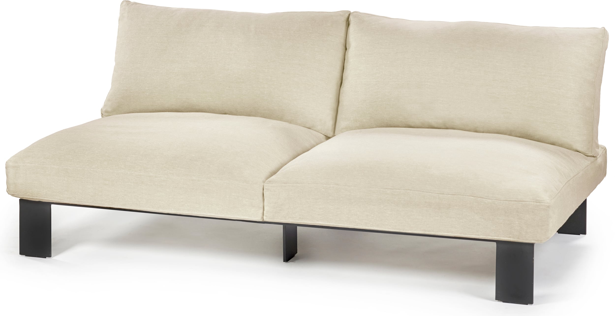 Sofa modułowa dwuosobowa Serax 182 cm piaskowa