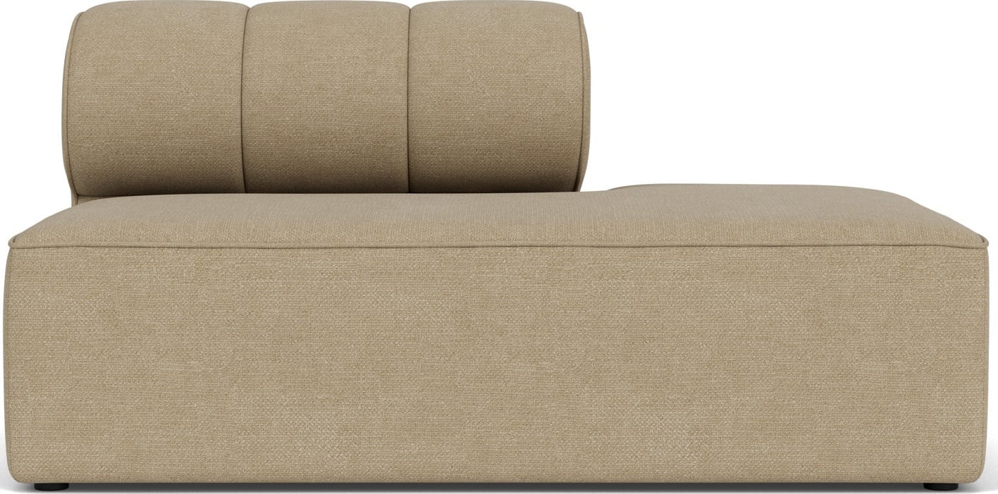 Zakończenie lewostronne sofy modułowej Eave Seamline Bouclé 86 x 142 cm beżowe