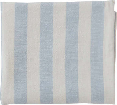 Obrus Striped 140 x 200 cm biało-niebieski