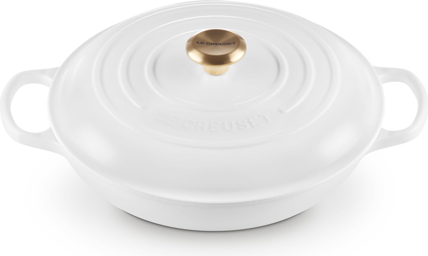 Garnek Gourmet Signature niski 30 cm biały